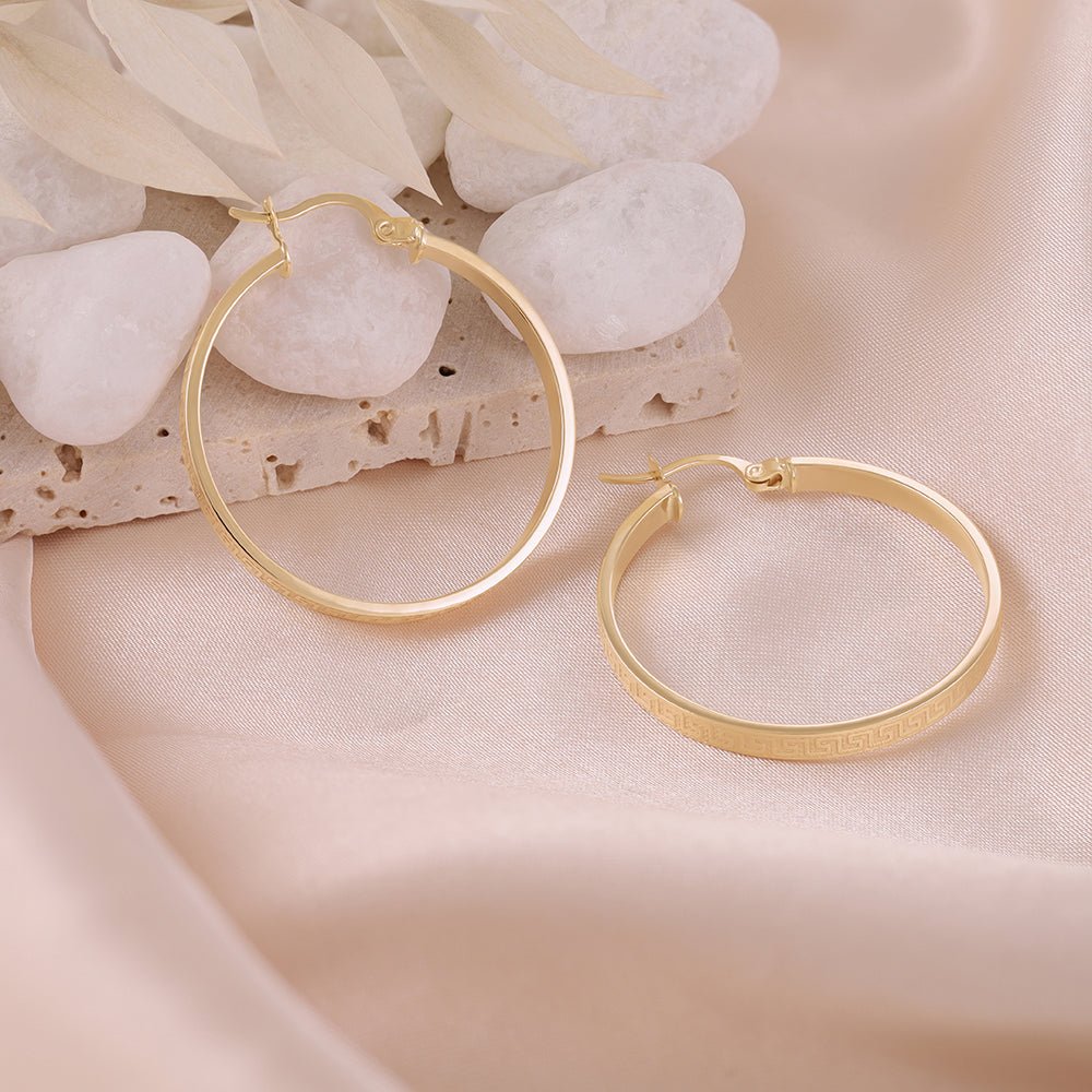 Elegantly Crafted 9 Carat Yellow Gold Earrings For Moments You Cherish