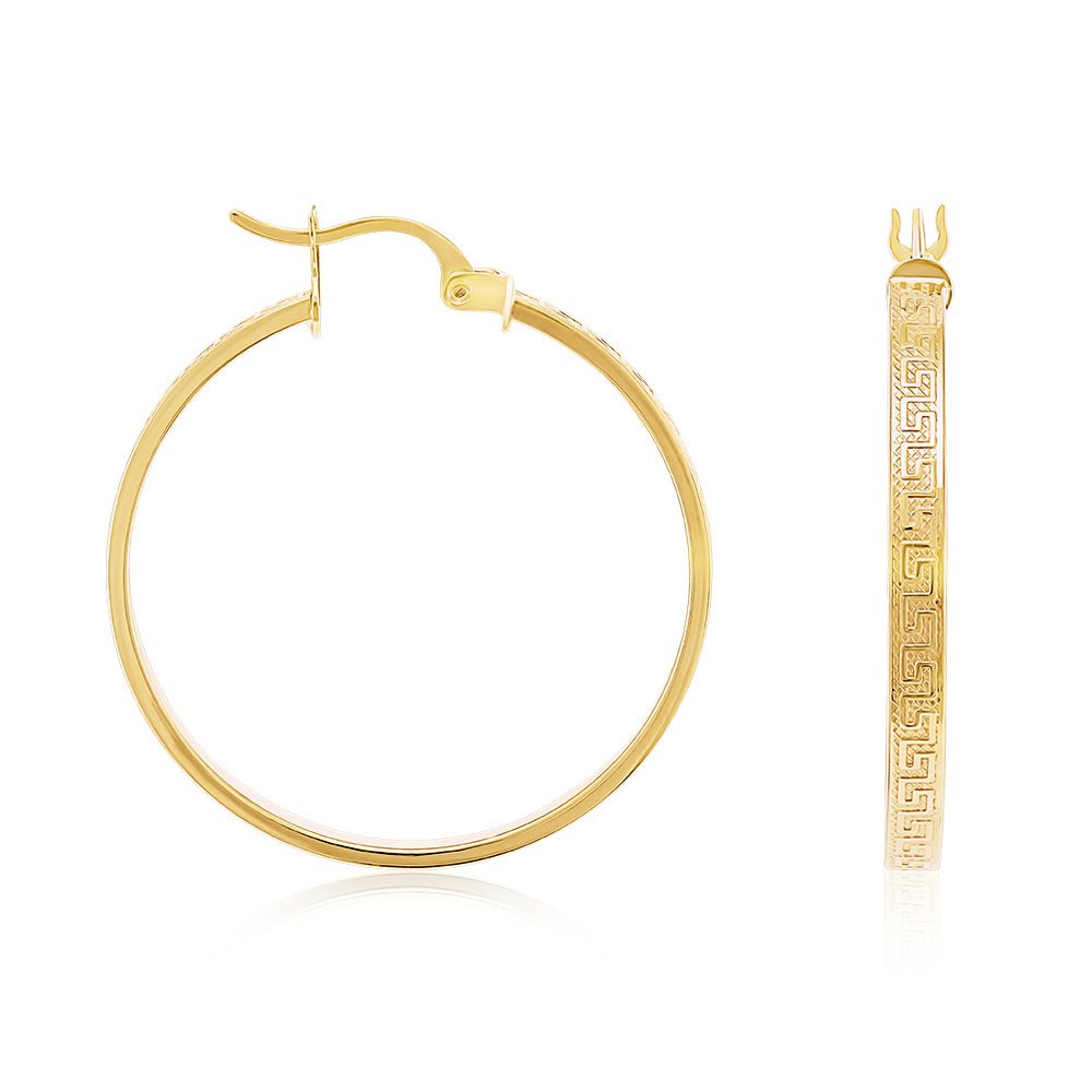 Elegantly Crafted 9 Carat Yellow Gold Earrings For Moments You Cherish