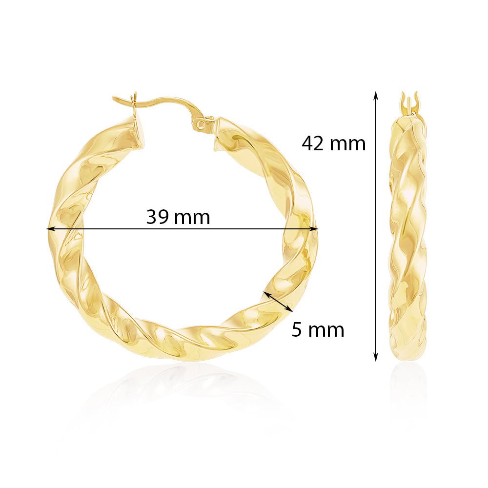 Crafted for Eternal Memories 9 Carat Yellow Gold Earrings For Every Chapter of Your Story