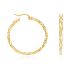 Elegance Rooted in Tradition 9 Carat Yellow Gold Earrings To Embody the Beauty of Your Spirit