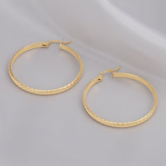 Captivating 9 Carat Yellow Gold Earrings An Emblem of Pure Refinement