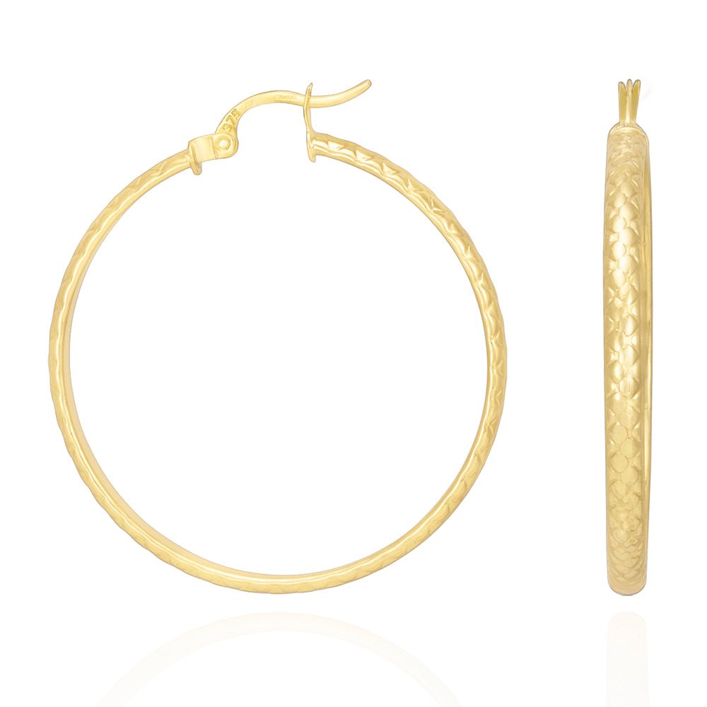 Captivating 9 Carat Yellow Gold Earrings An Emblem of Pure Refinement