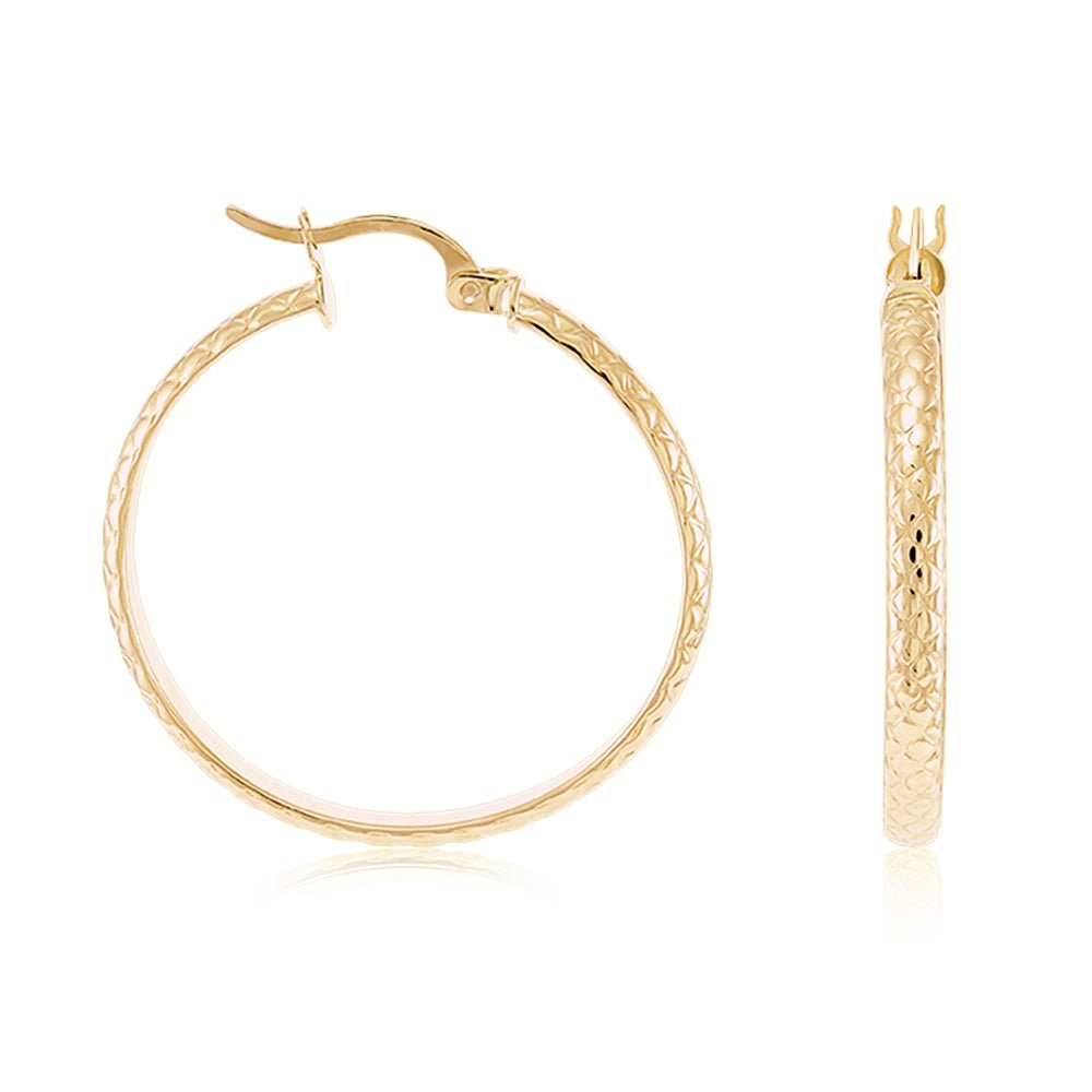 Modern Grace 9 Carat Yellow Gold Earrings The Perfect Blend of Style and Craft