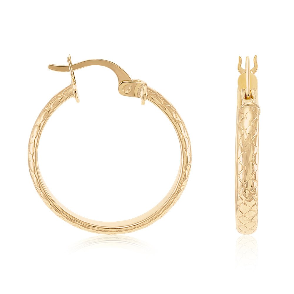 Elegance in Motion 9 Carat Yellow Gold Earrings A Celebration of Individuality