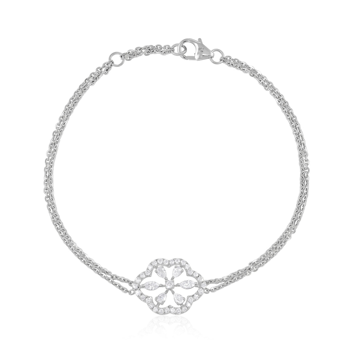 The Jewel of Excellence 18 Carat White Gold Bracelet To Be Treasured Always