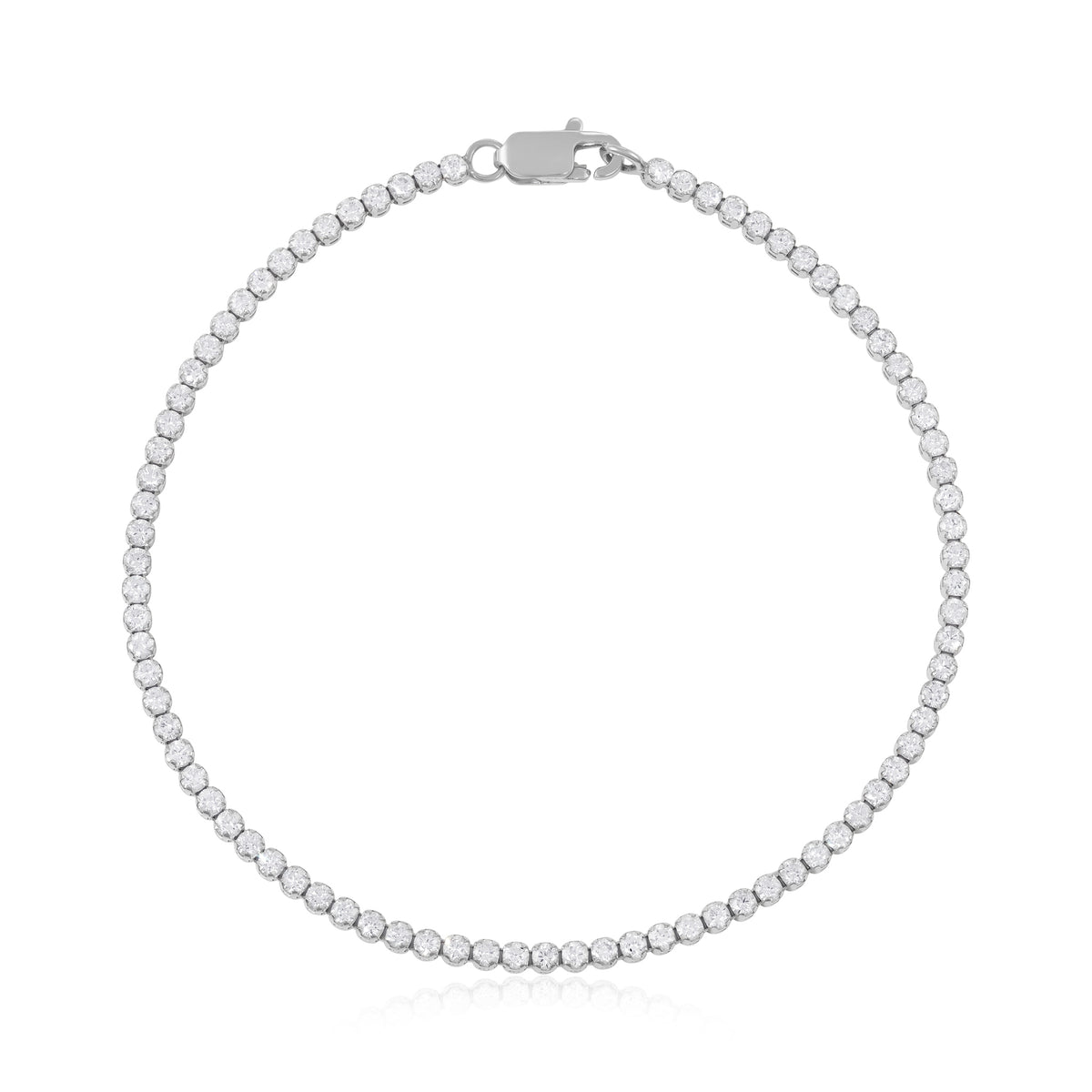 Crafted to Reflect Your Inner Radiance 18 Carat White Gold Bracelet An Icon of True Sophistication