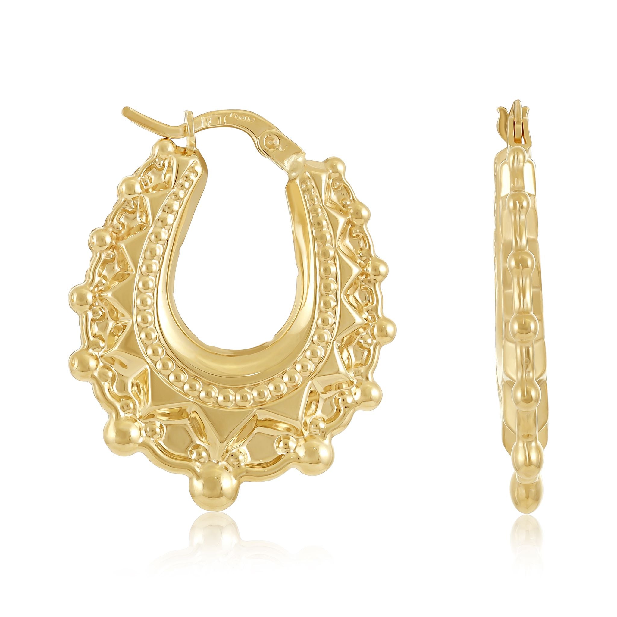 A Treasure of Elegance 9 Carat Gold Earrings A Celebration of Life’s Special Moments