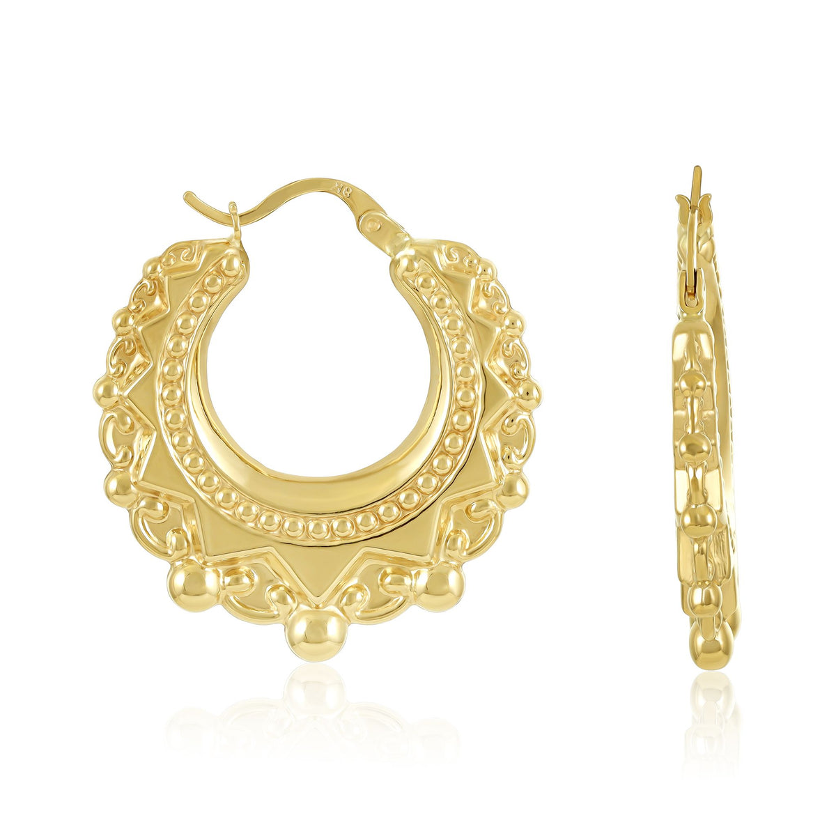 Elegance Beyond Compare 9 Carat Gold Earrings For the Sophisticated Collector