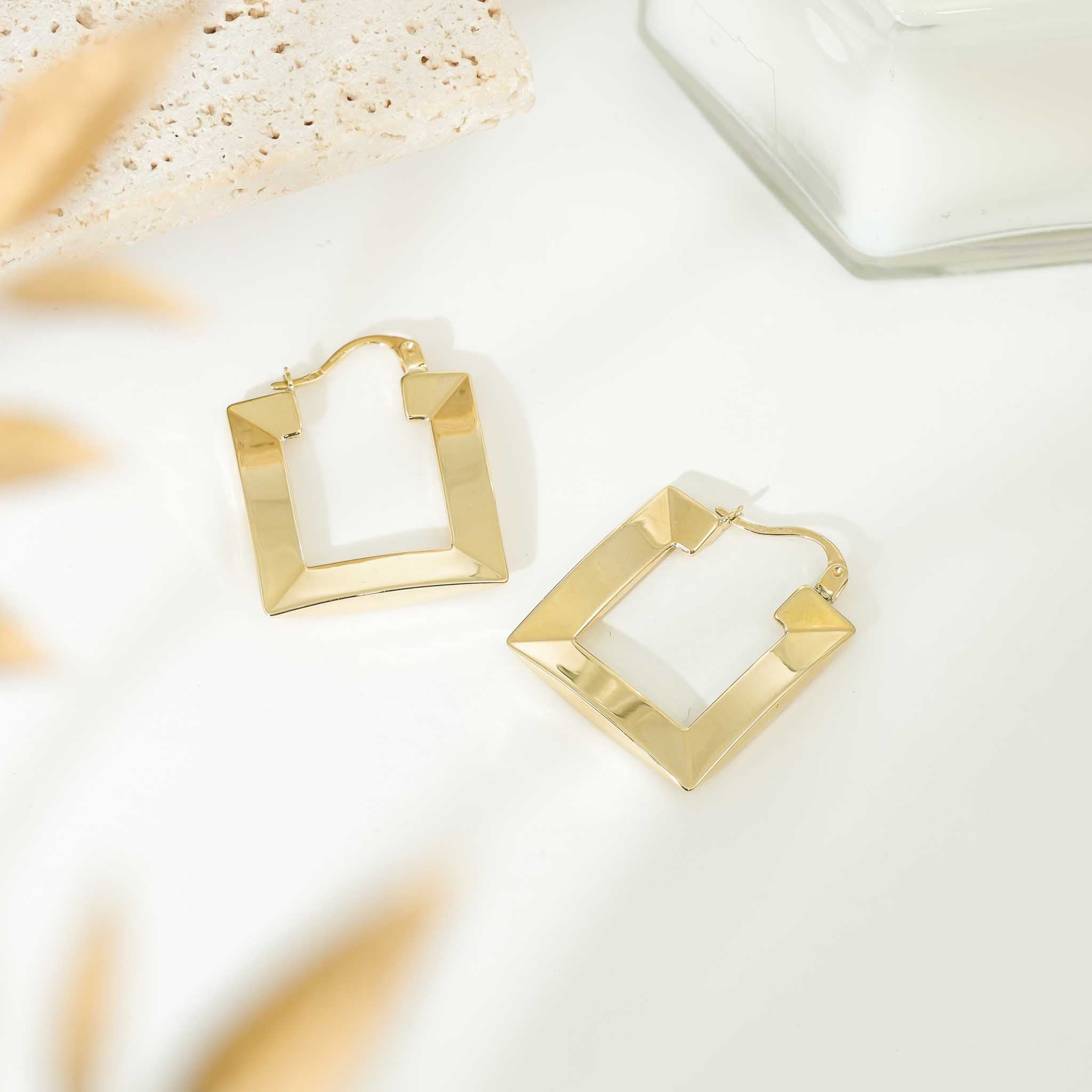 Rooted in Tradition 9 Carat Gold Earrings For the Modern-Day Icon