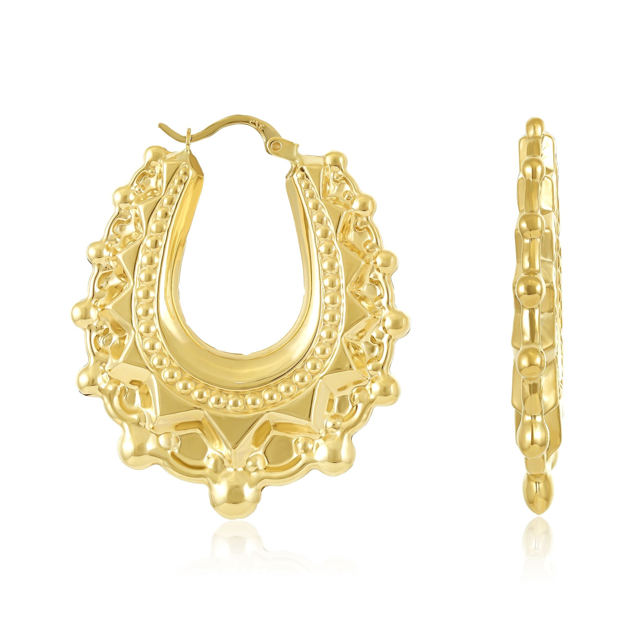 Inspired by Nature 9 Carat Gold Earrings Where Classic Meets Modern