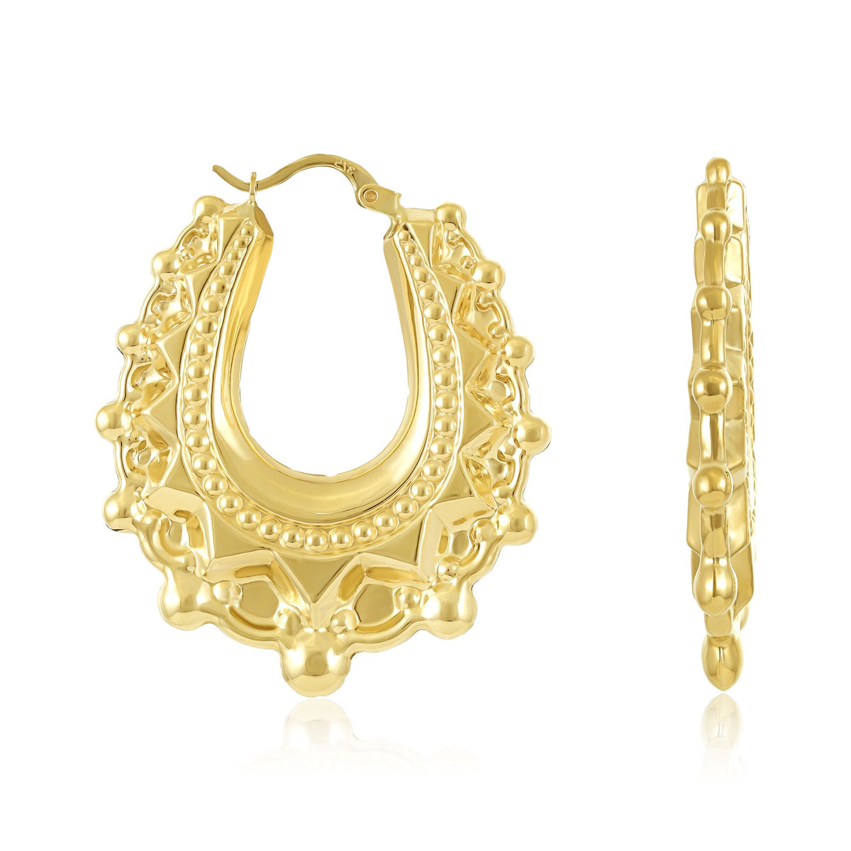 Inspired by Nature 9 Carat Gold Earrings Where Classic Meets Modern