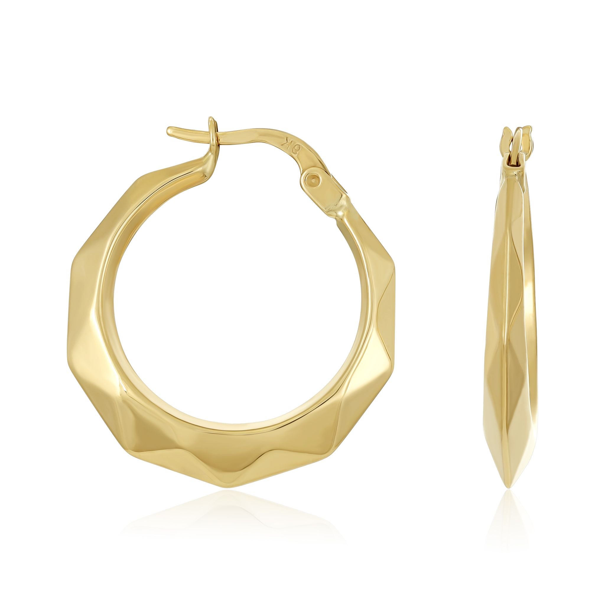 A Legacy of Style 9 Carat Gold Earrings Infused with Unforgettable Charm