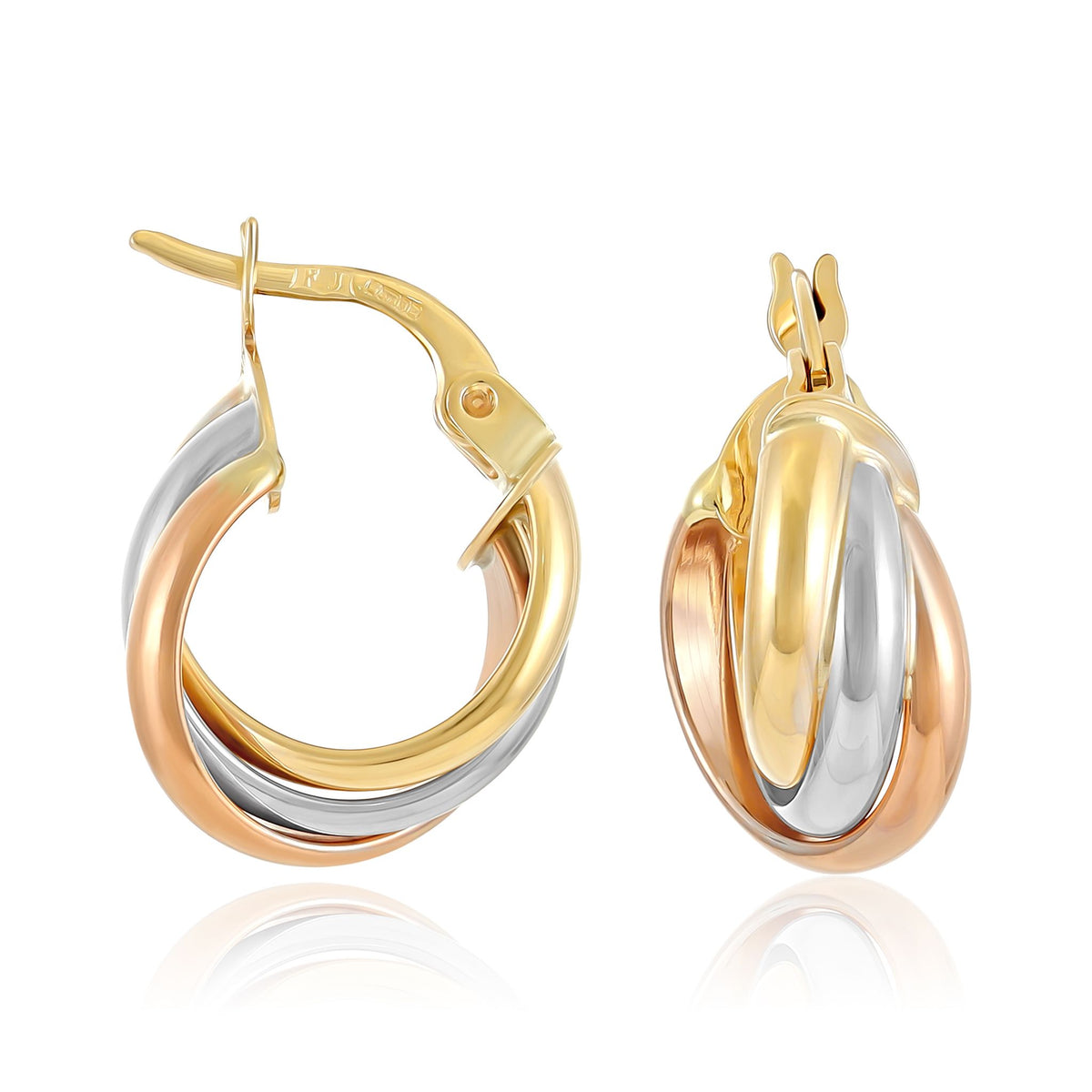 Chic and Sleek 9 Carat Gold Earrings A Truly Unique Statement