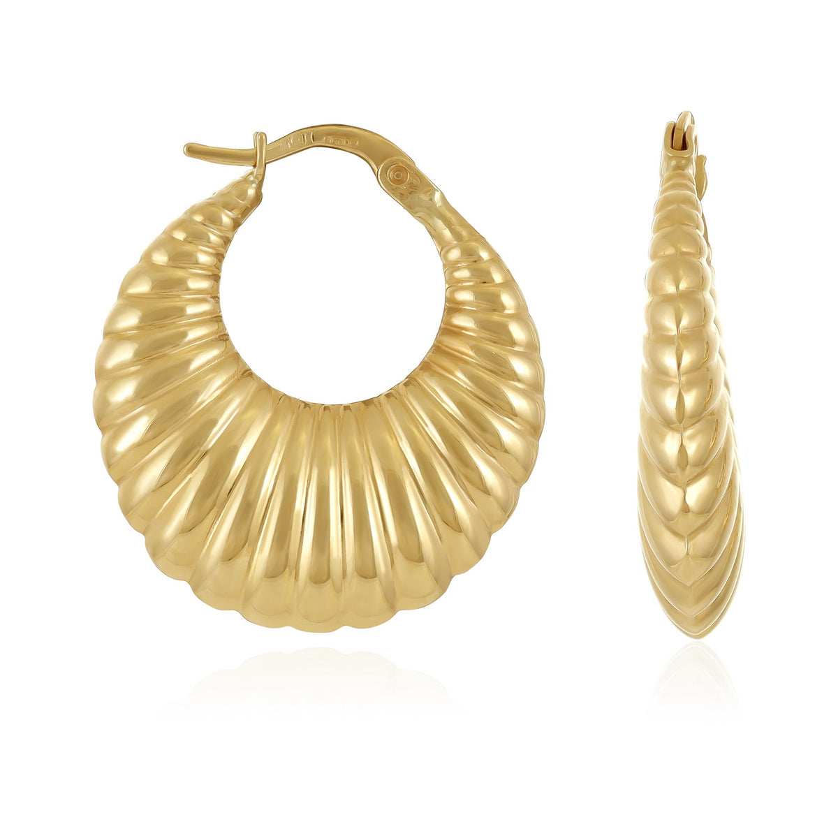 An Icon of Beauty 9 Carat Gold Earrings A Jewel That Tells Your Story