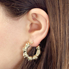 An Ode to Beauty 9 Carat Gold Earrings An Emblem of Pure Refinement