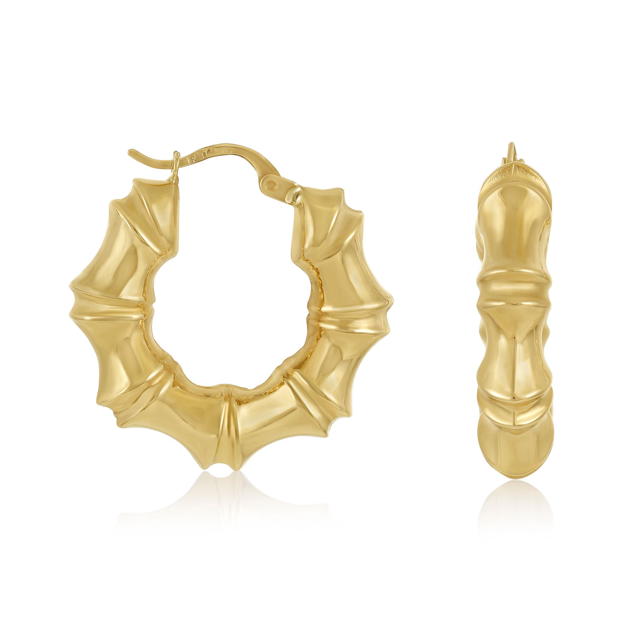 An Ode to Beauty 9 Carat Gold Earrings An Emblem of Pure Refinement