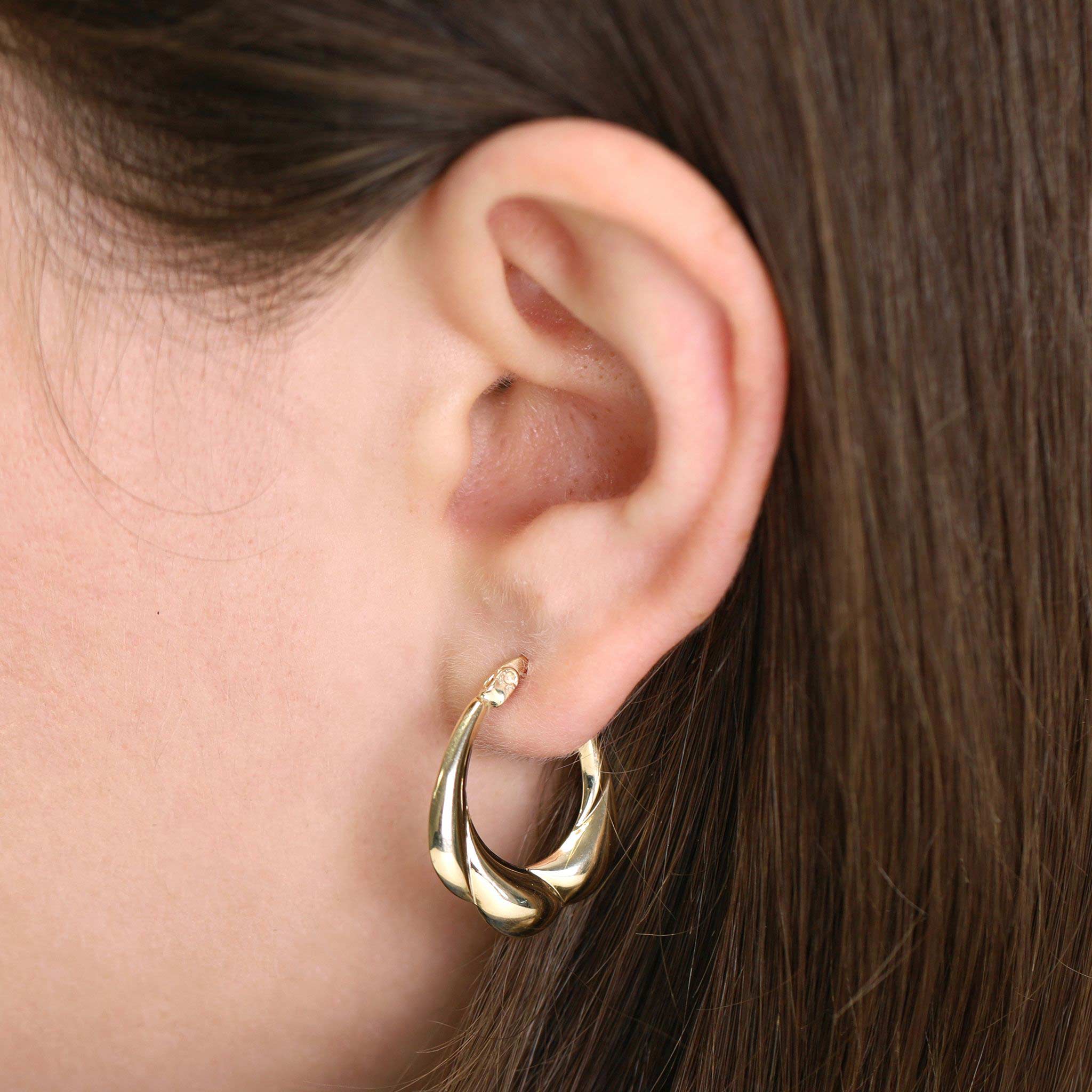 Reflecting the Beauty of Simplicity 9 Carat Gold Earrings Crafted to Inspire