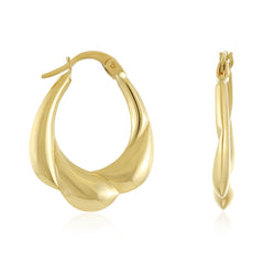 Reflecting the Beauty of Simplicity 9 Carat Gold Earrings Crafted to Inspire