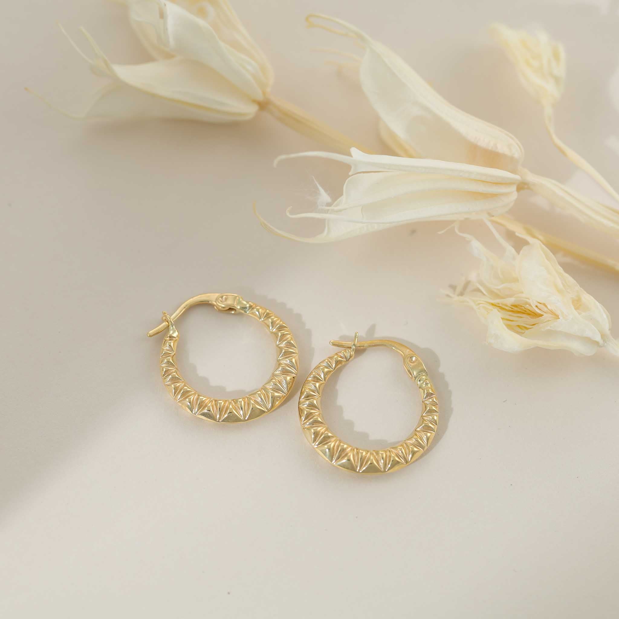 Elegance in Motion 9 Carat Gold Earrings A Tribute to Your Unique Style