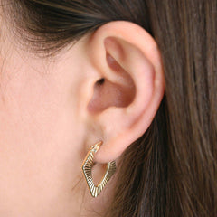 Embodying True Sophistication 9 Carat Gold Earrings The Jewel of Elegance