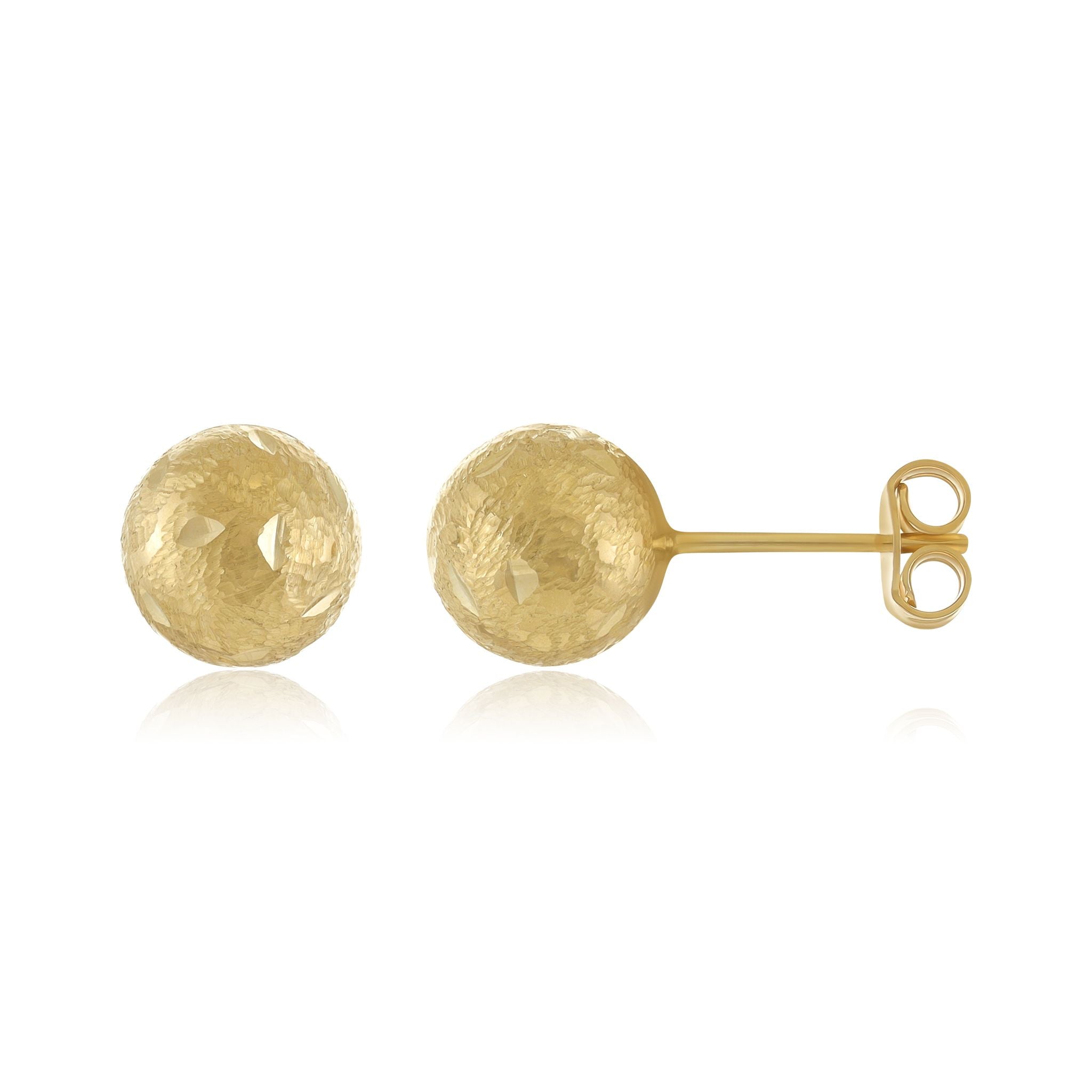 Chic and Sleek 9 Carat Gold Earrings With Every Detail Perfected