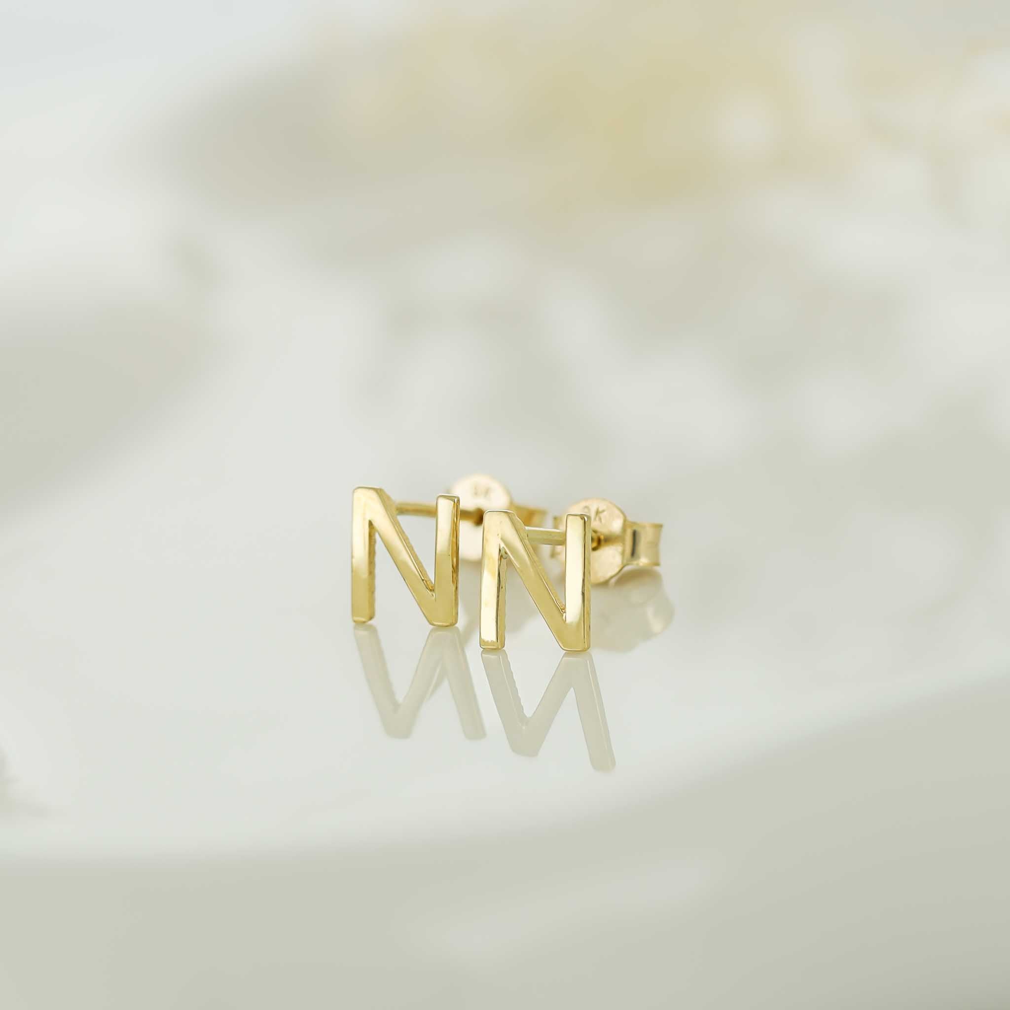 Elegantly Crafted 9 Carat Gold Earrings Designed for Everyday Elegance