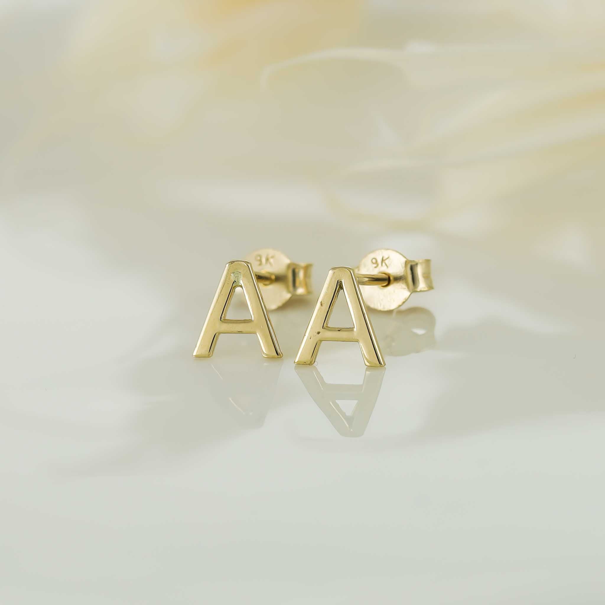 Impeccably Styled 9 Carat Gold Earrings The Jewel of Elegance