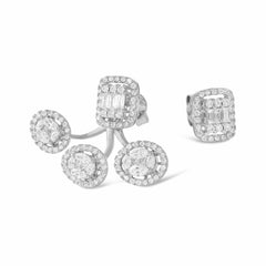 Crafted with Perfection 18 Carat White Gold Earrings An Ode to Timeless Craft