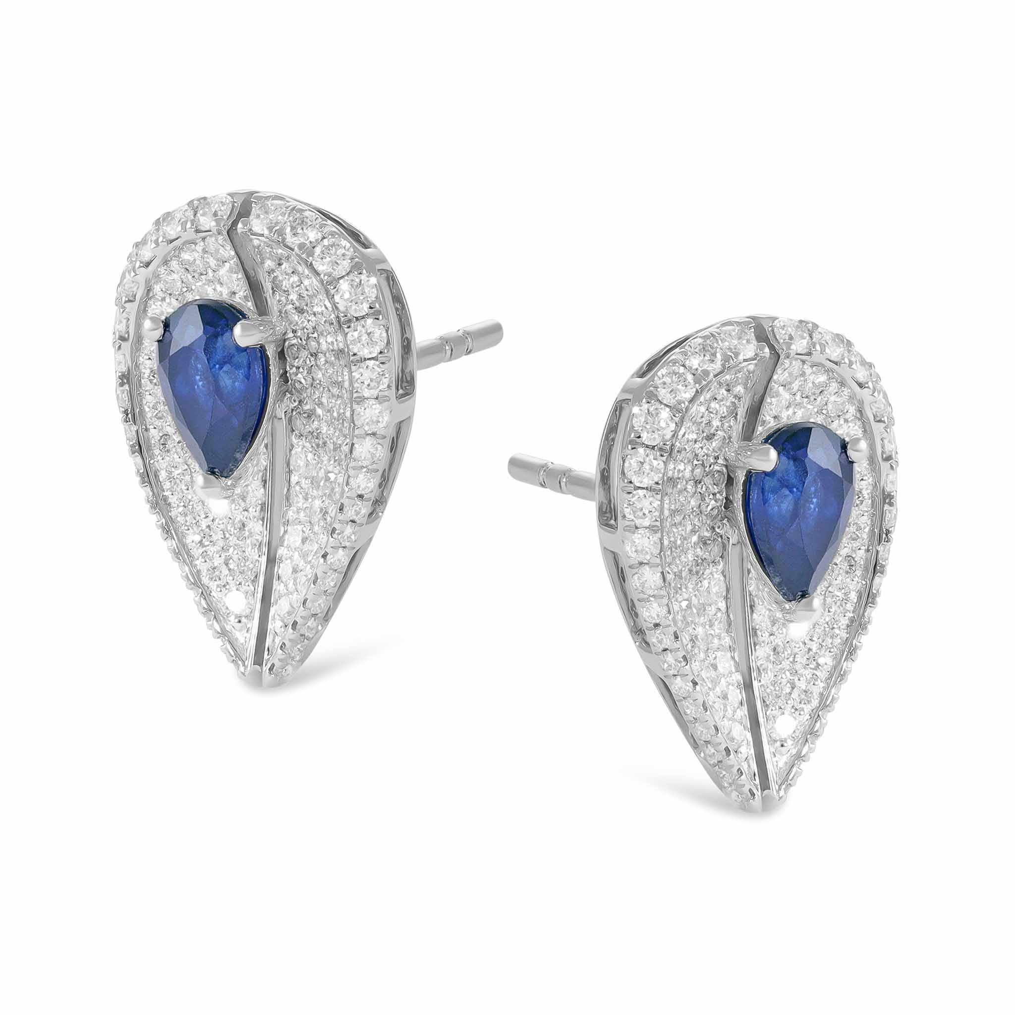 Designed to Embody Unparalleled Beauty 18 Carat White Gold Earrings A Legacy of Style and Grace