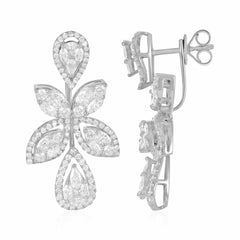 Echoing the Classics 18 Carat White Gold Earrings Celebrating Timeless Traditions