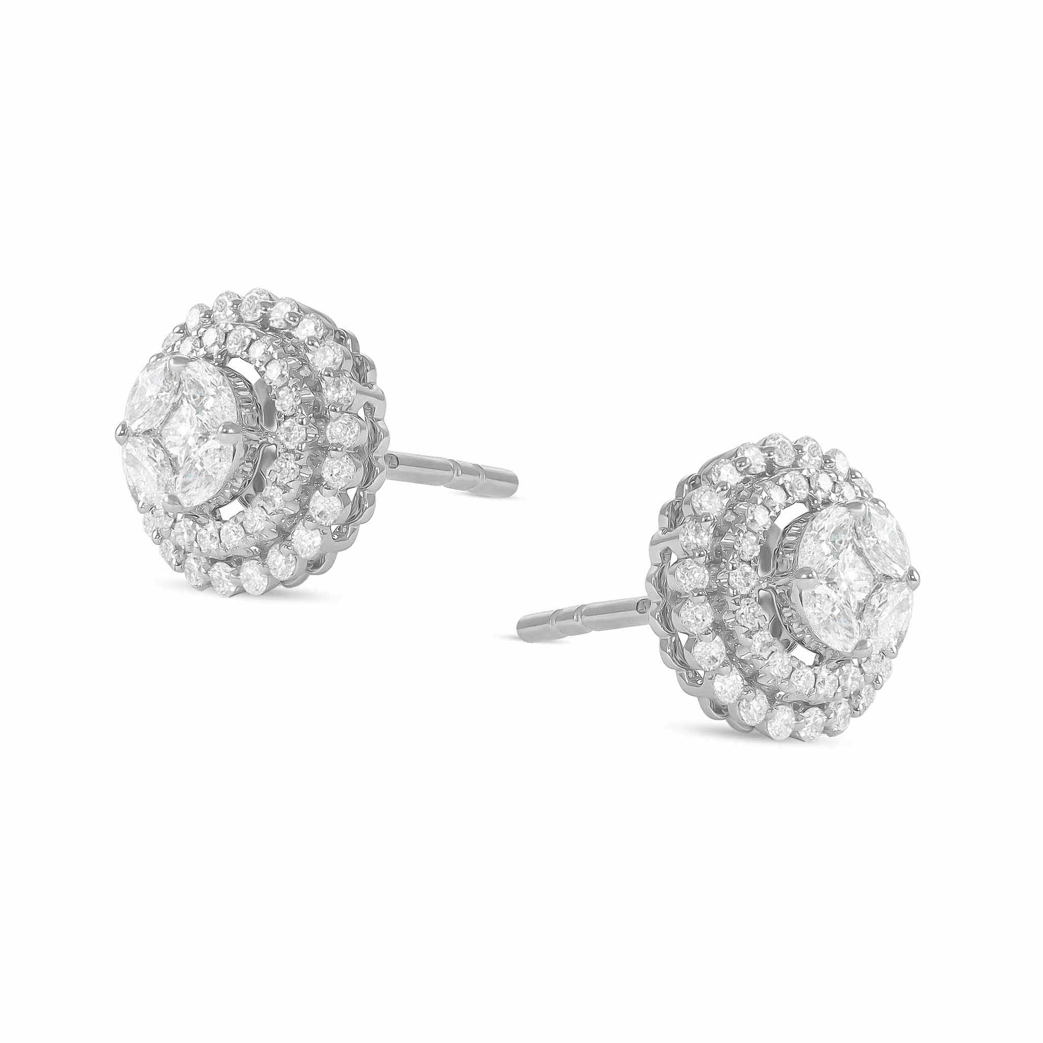 Unveiling the Art of Sophistication 18 Carat White Gold Earrings An Icon of Unparalleled Elegance