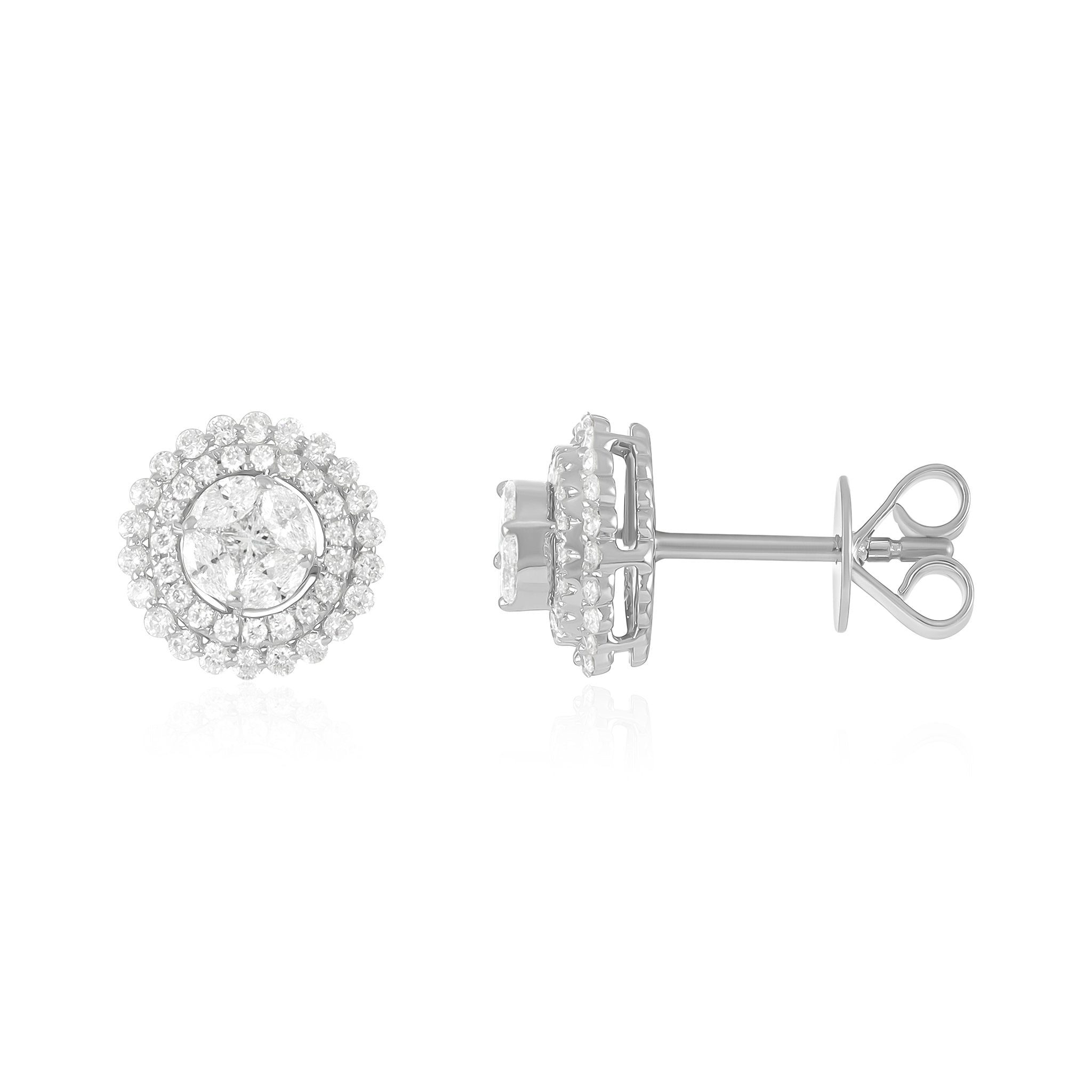 Unveiling the Art of Sophistication 18 Carat White Gold Earrings An Icon of Unparalleled Elegance