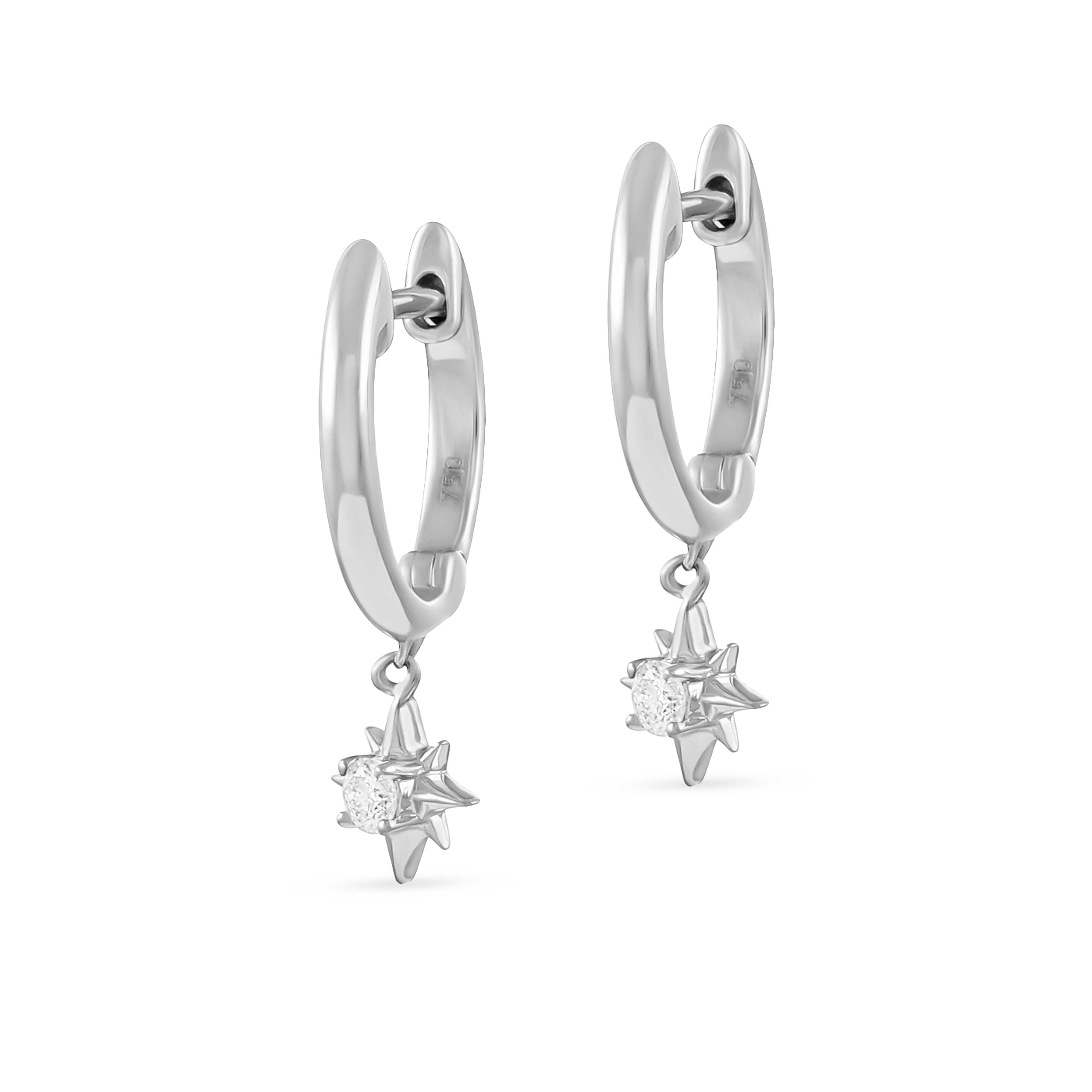 Radiant 18 Carat White Gold Earrings Inspired by a Legacy of Beauty