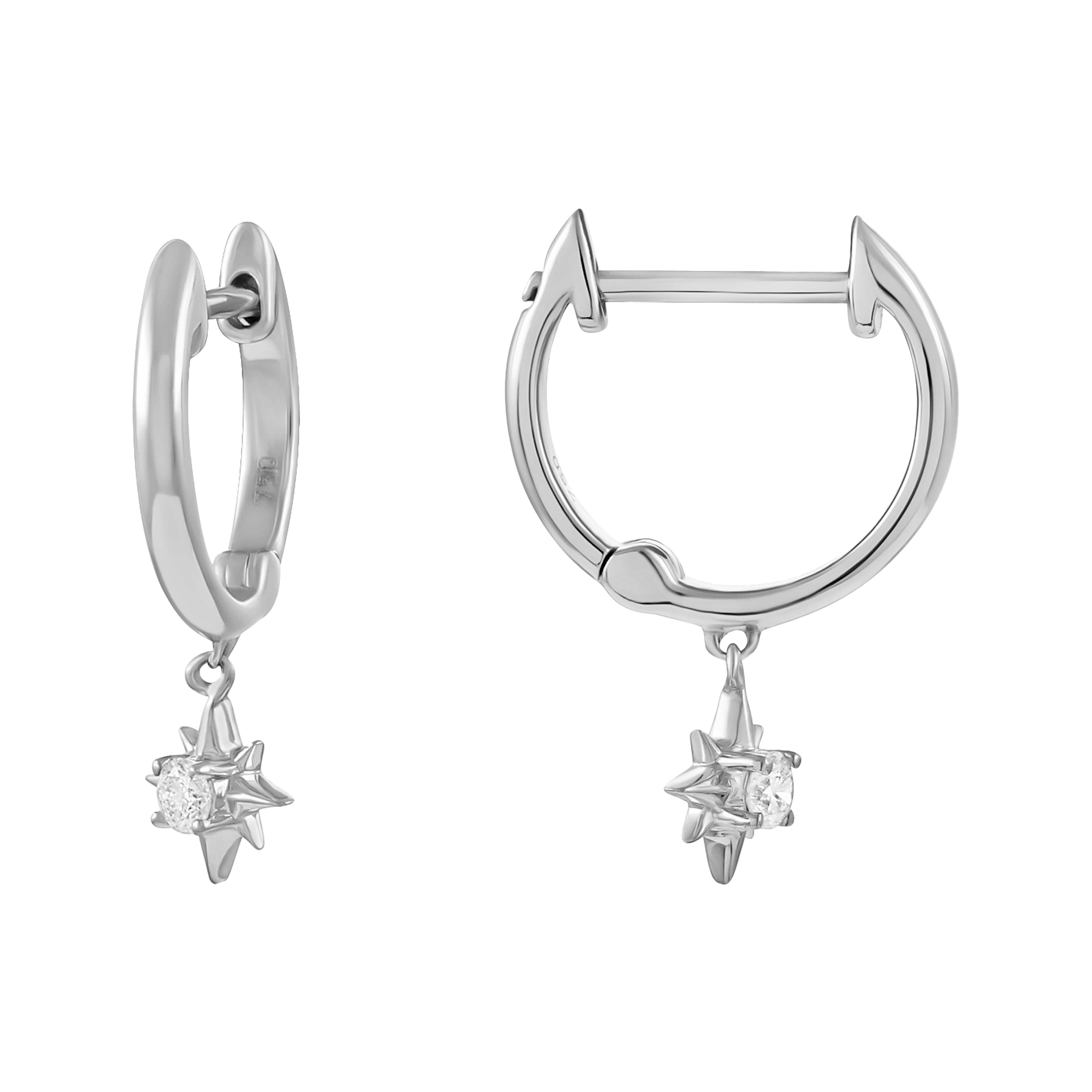 Radiant 18 Carat White Gold Earrings Inspired by a Legacy of Beauty