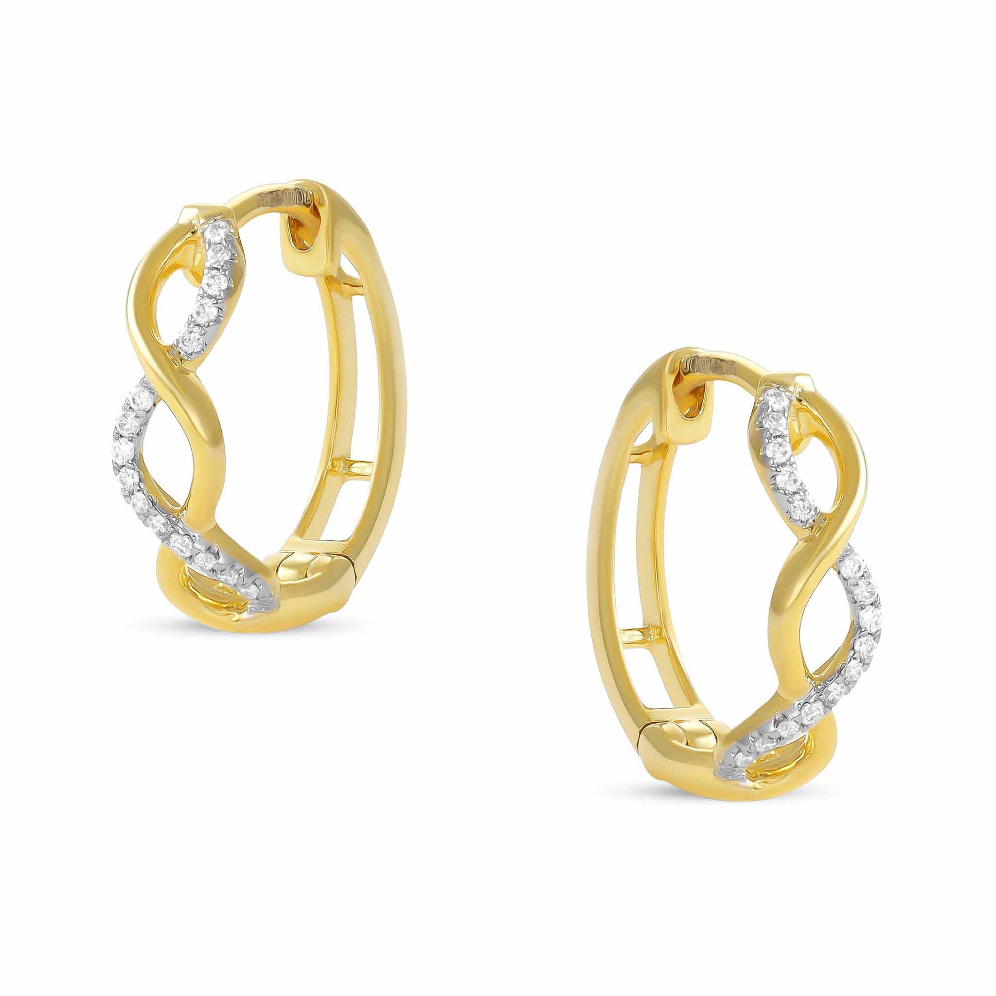 Timelessly Refined 18 Carat Yellow Gold Earrings Unveiling the Art of Jewellery