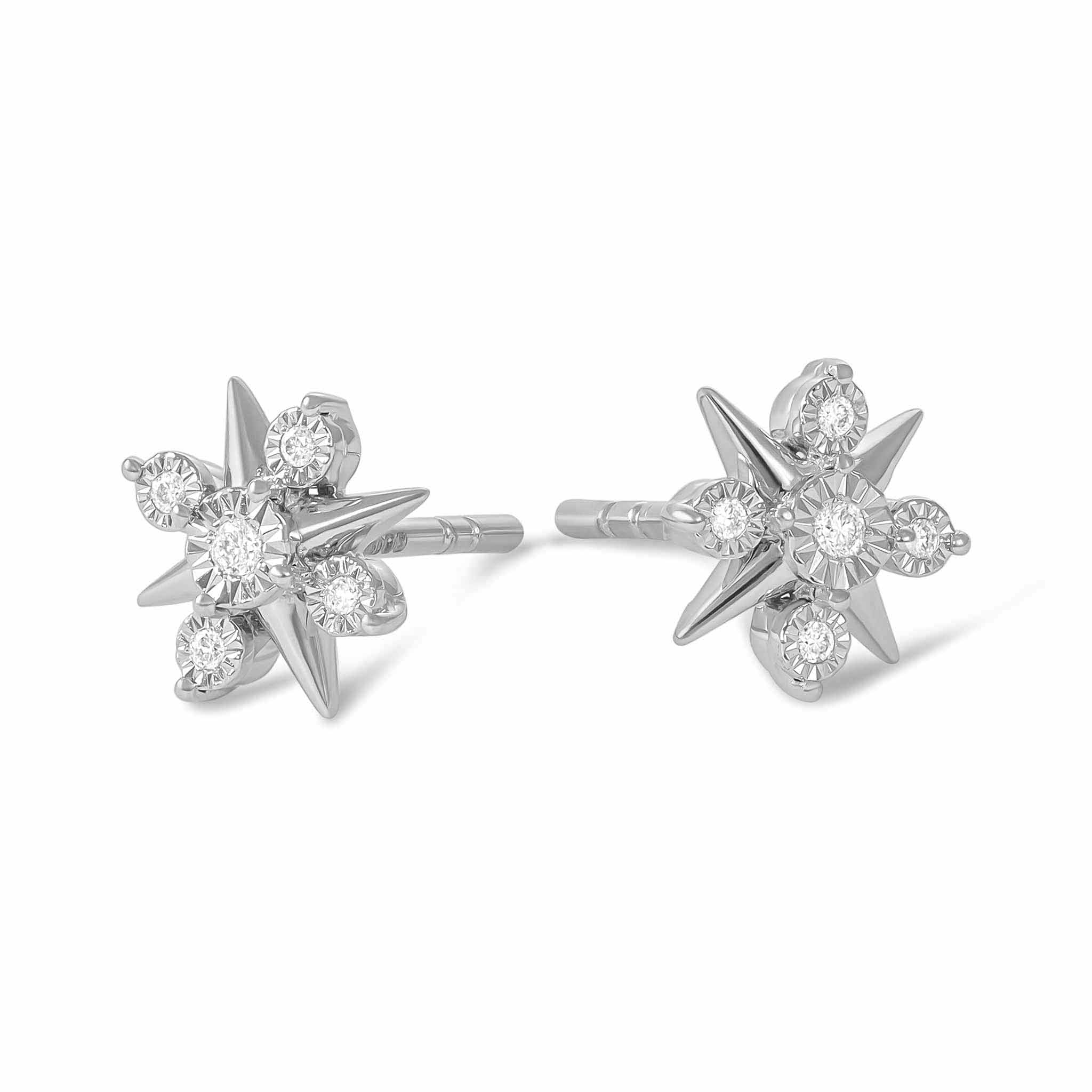 The Perfect Expression of Refinement 18 Carat White Gold Earrings Infused with Timeless Sophistication