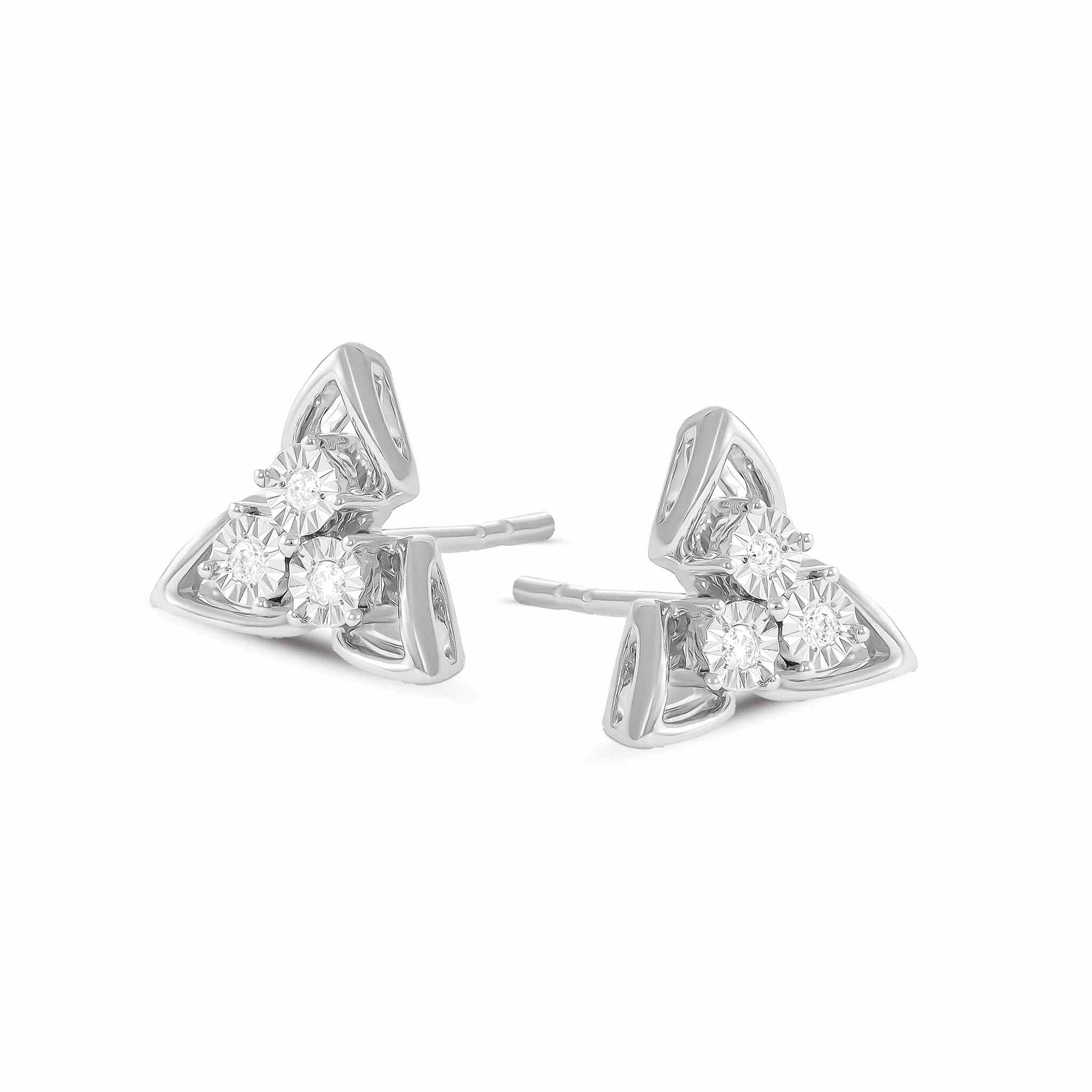 Timeless Beauty 18 Carat White Gold Earrings For Generations to Come