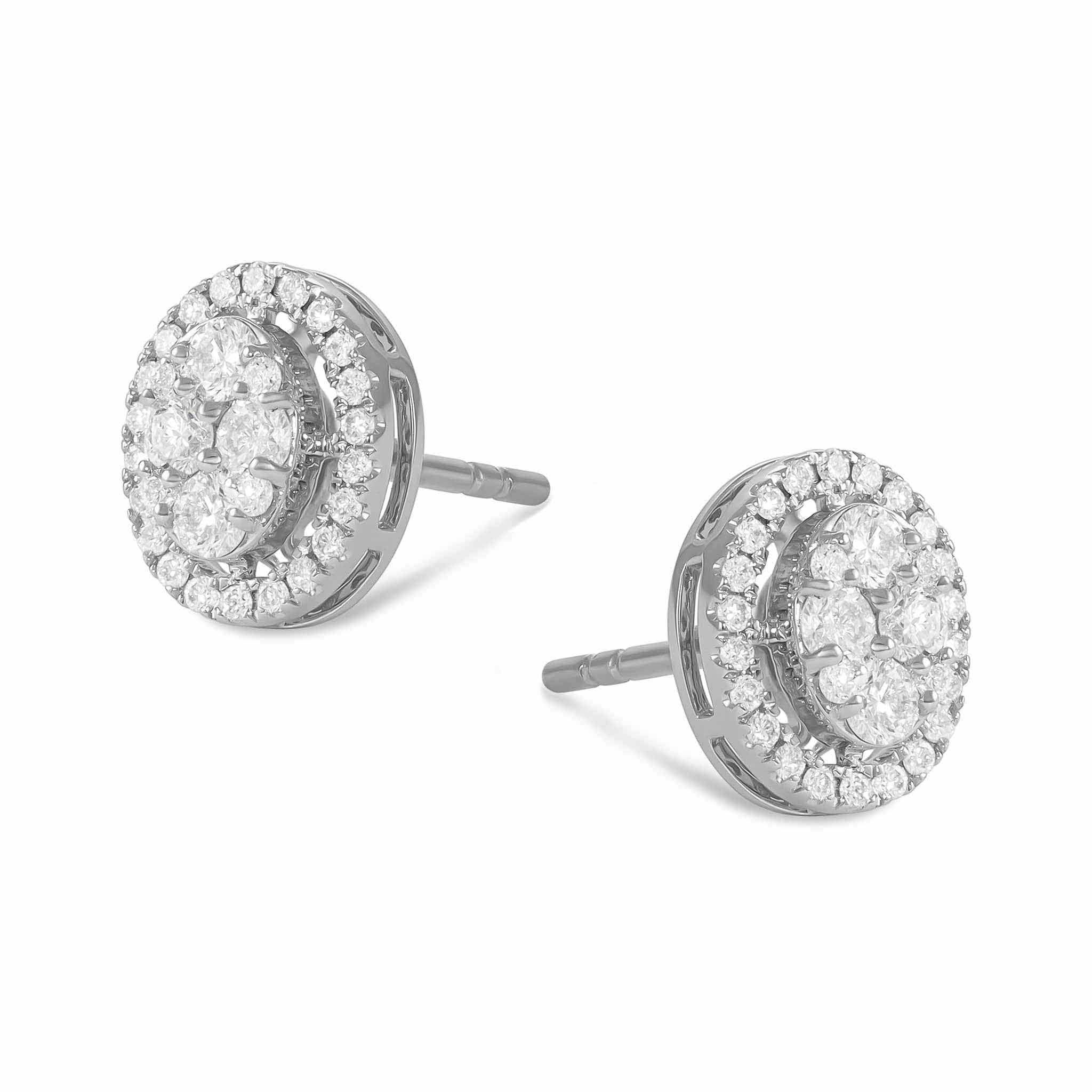 Celebrating Timeless Grace 18 Carat White Gold Earrings A Jewel Inspired by Eternal Love