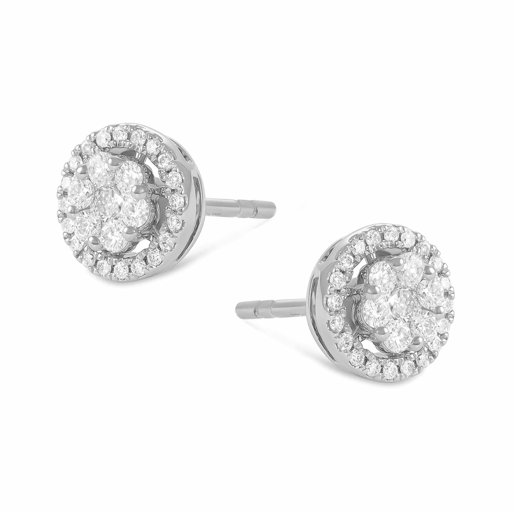 The Essence of Perfection 18 Carat White Gold Earrings Where Sophistication Meets Craftsmanship