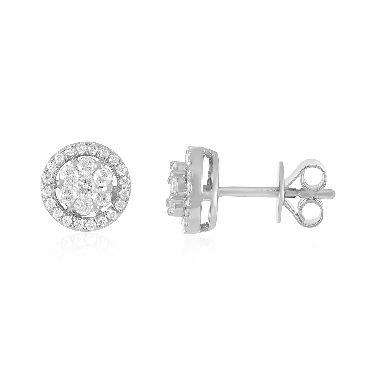 The Essence of Perfection 18 Carat White Gold Earrings Where Sophistication Meets Craftsmanship