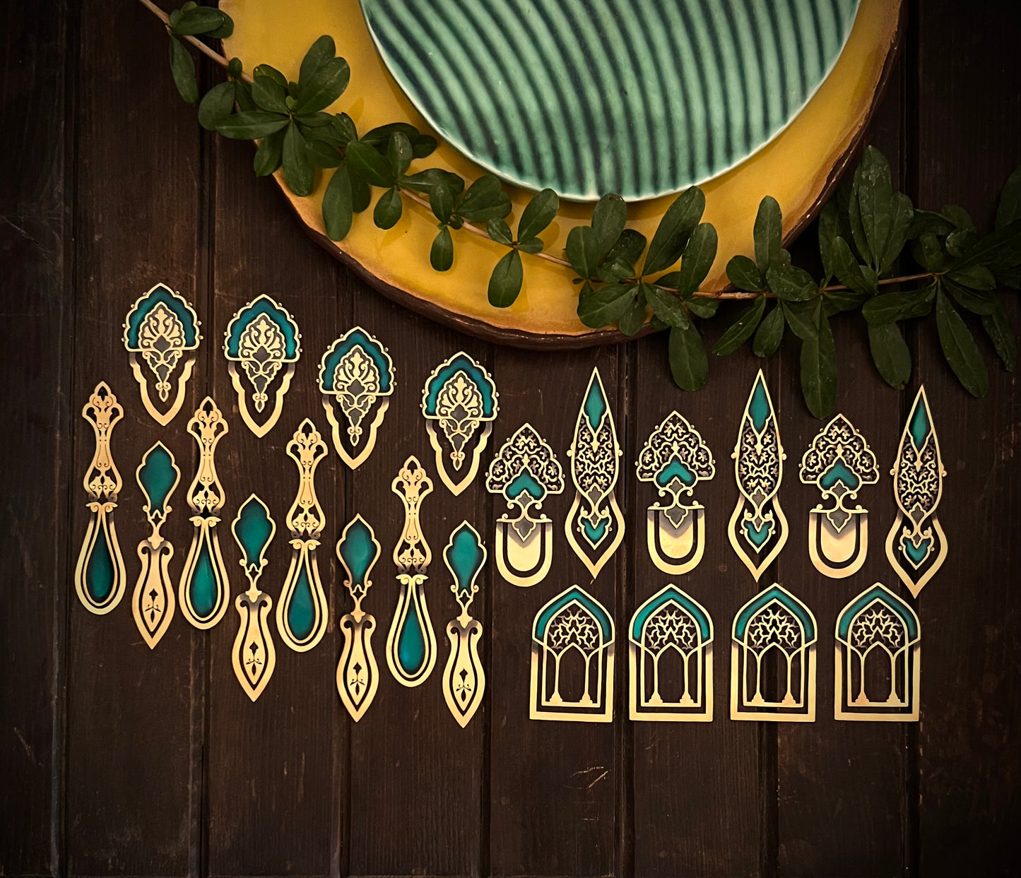 Flame Charm Brass Bookmark – Handcrafted with Enamel Art