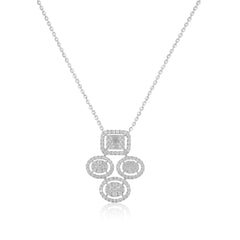 Effortlessly Timeless 18 Carat White Gold Necklace A Reflection of Timeless Beauty