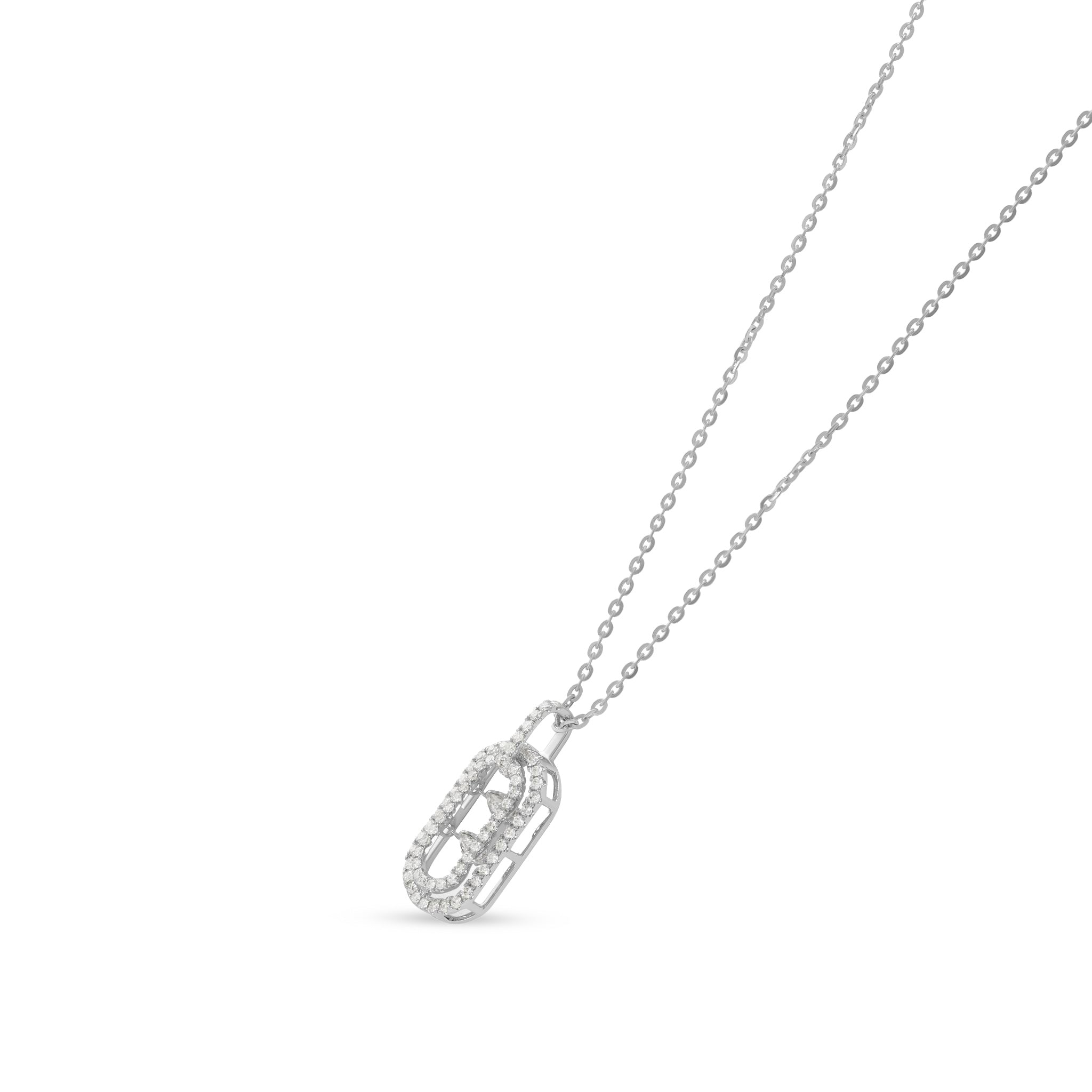 An Icon of Enduring Beauty 18 Carat White Gold Necklace Where Sophistication Meets Craftsmanship