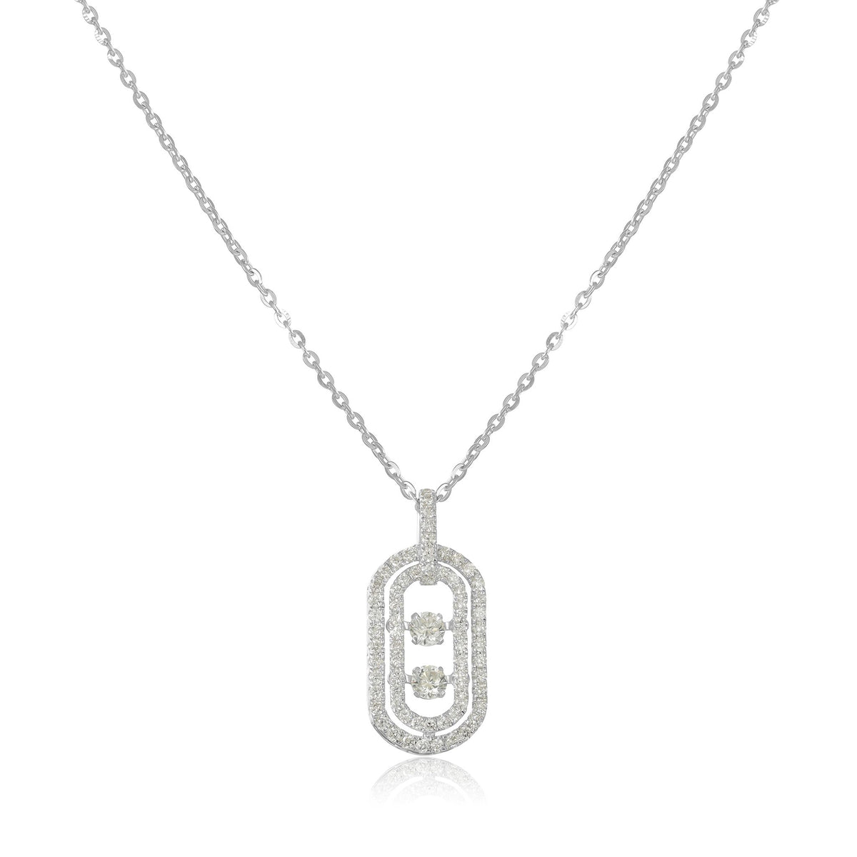 An Icon of Enduring Beauty 18 Carat White Gold Necklace Where Sophistication Meets Craftsmanship