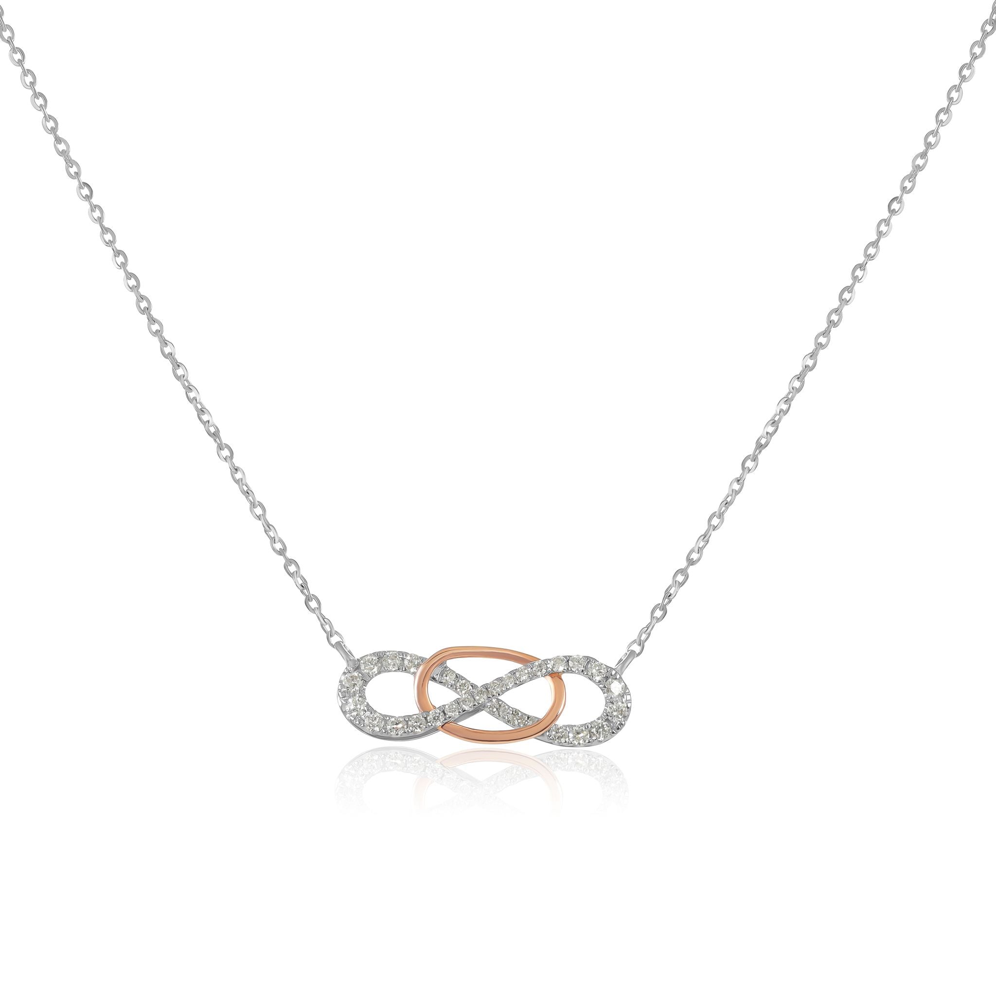 Inspired by Light and Grace 18 Carat White Gold Necklace To Capture the Light of Your Life