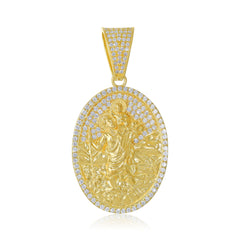 Classic 9 Carat Gold Pendant With Every Detail Perfected