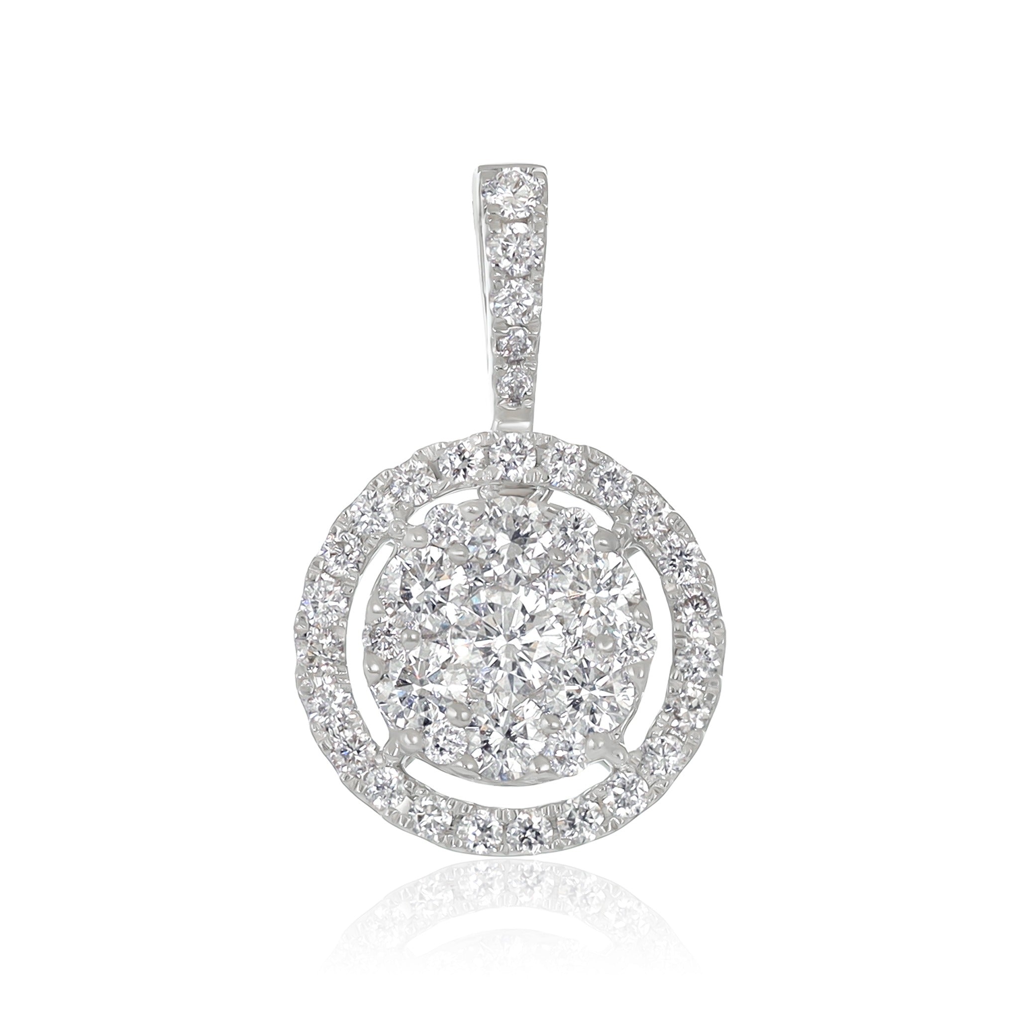 A True Masterpiece 18 Carat White Gold Pendant Unveiling the Art of Jewellery