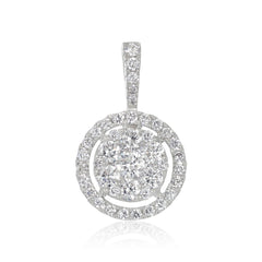 A True Masterpiece 18 Carat White Gold Pendant Unveiling the Art of Jewellery