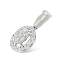 Modern Yet Timeless 18 Carat White Gold Pendant To Embody the Beauty of Your Spirit