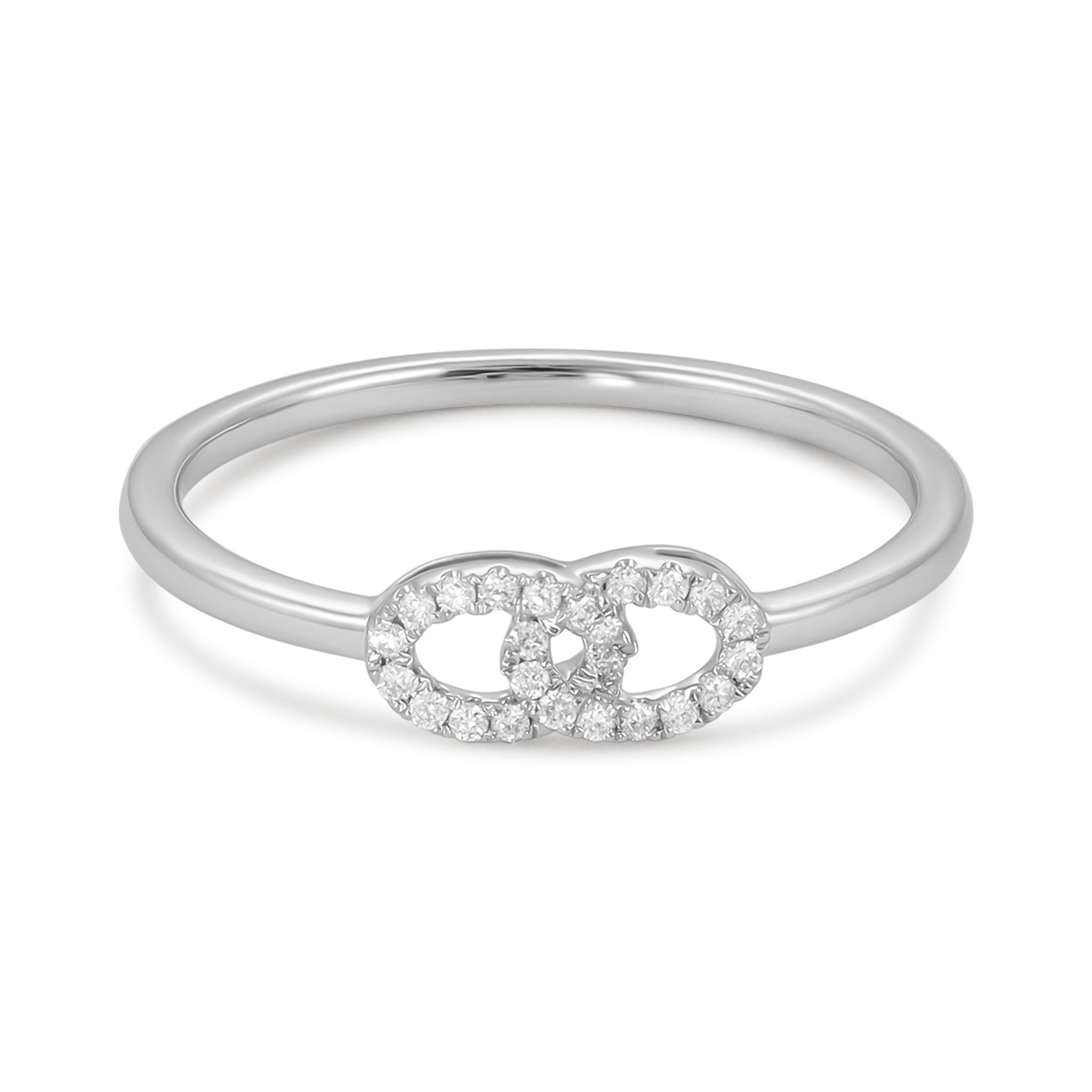 Endlessly Captivating 18 Carat White Gold Ring A Statement of Modern Elegance